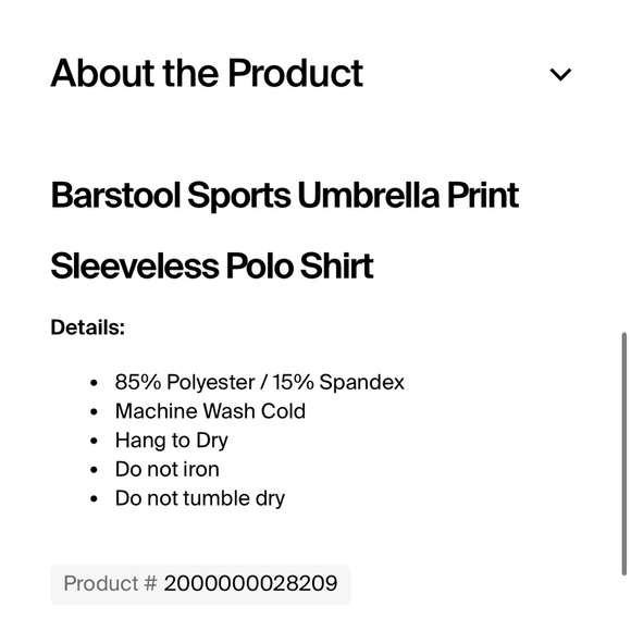 Barstool Sports Women's Blue Sleeveless Polo Shirt - Picture 3 of 8